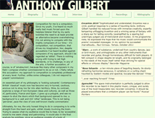 Tablet Screenshot of anthonygilbert.net